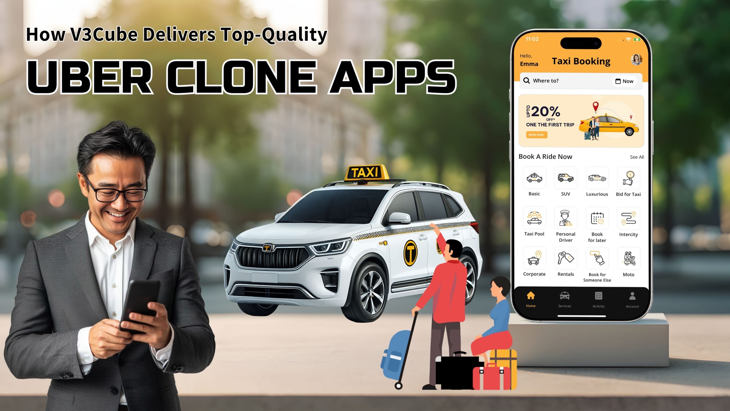 How V3Cube Excels in Uber Clone App Development