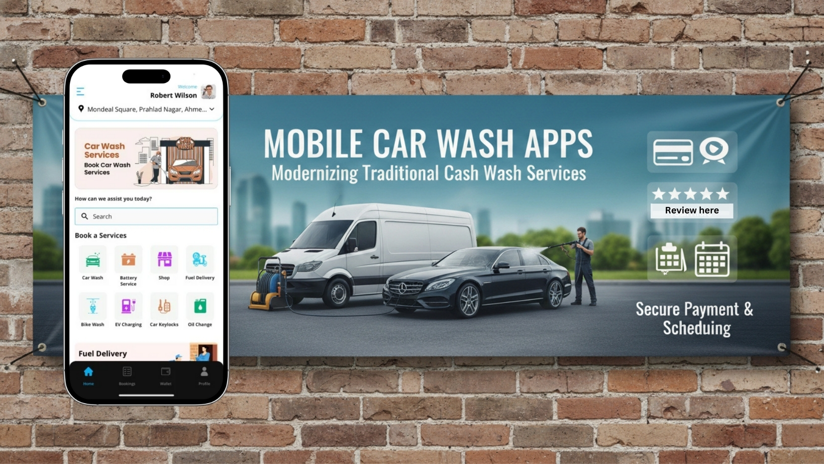 mobile car wash app