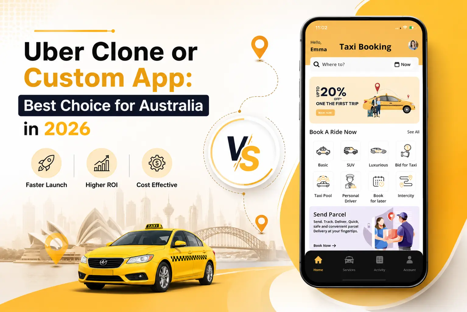 Uber Clone vs Custom App