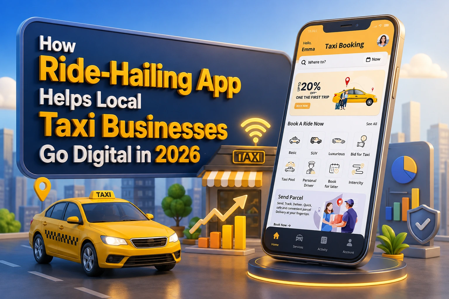 How a Ride-Hailing App Helps Local Taxi Businesses Go Digital in 2026