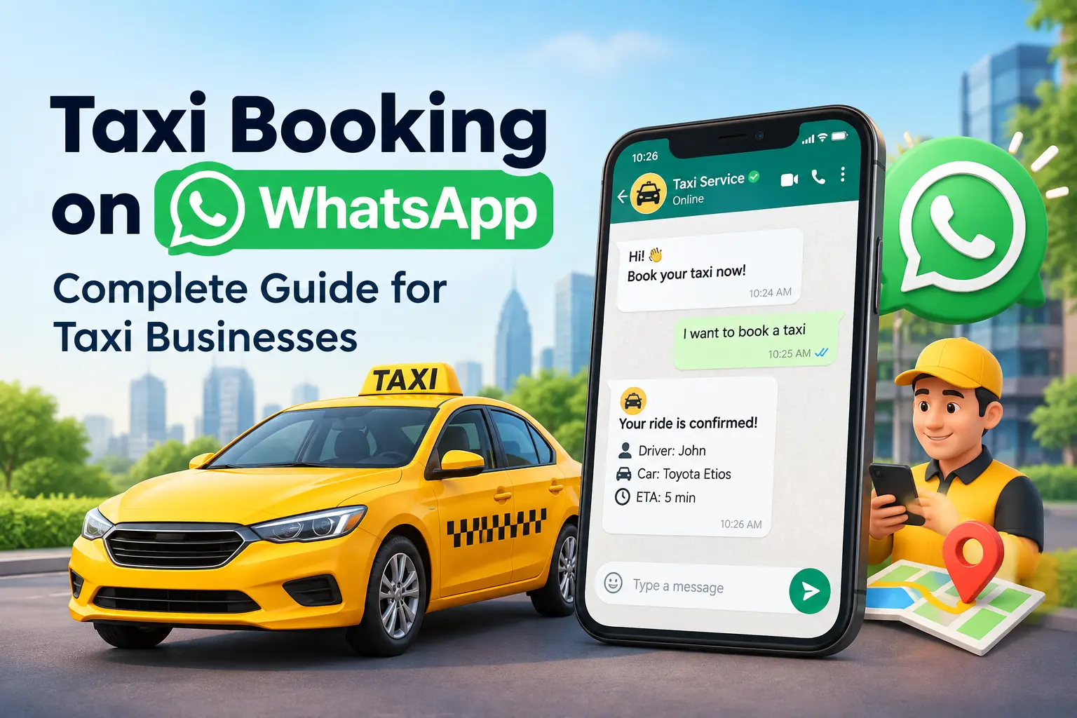 Taxi Booking on WhatsApp A Complete Guide for Taxi Businesses