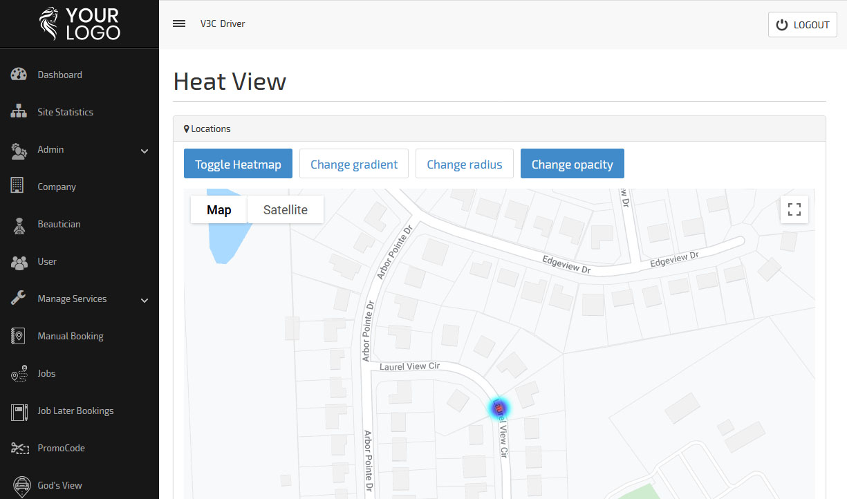 toogle heatmap