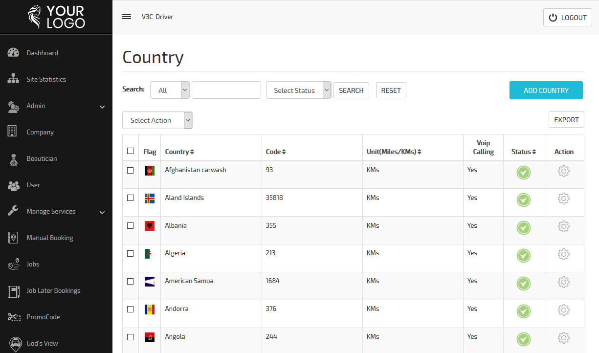 add country