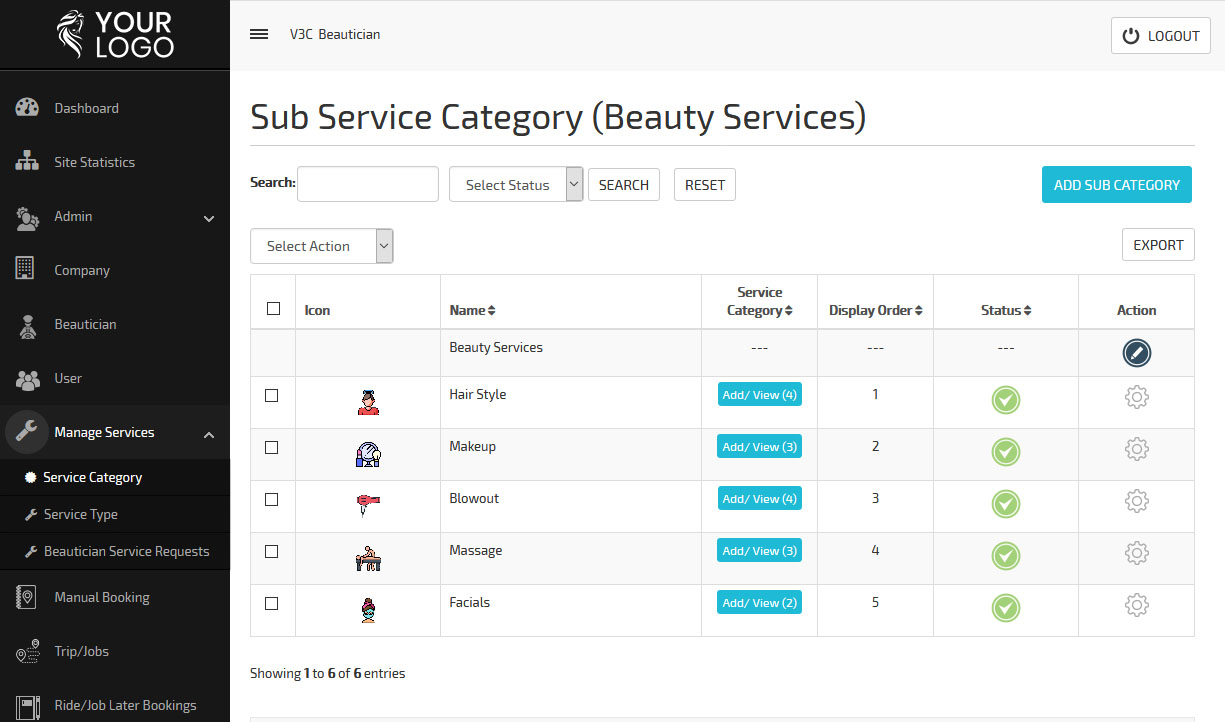 add sub category