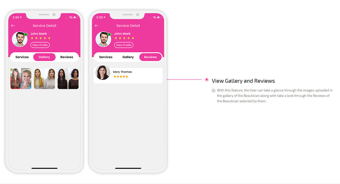 View Galery and reviews