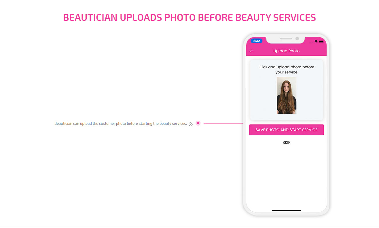 upload photo before services