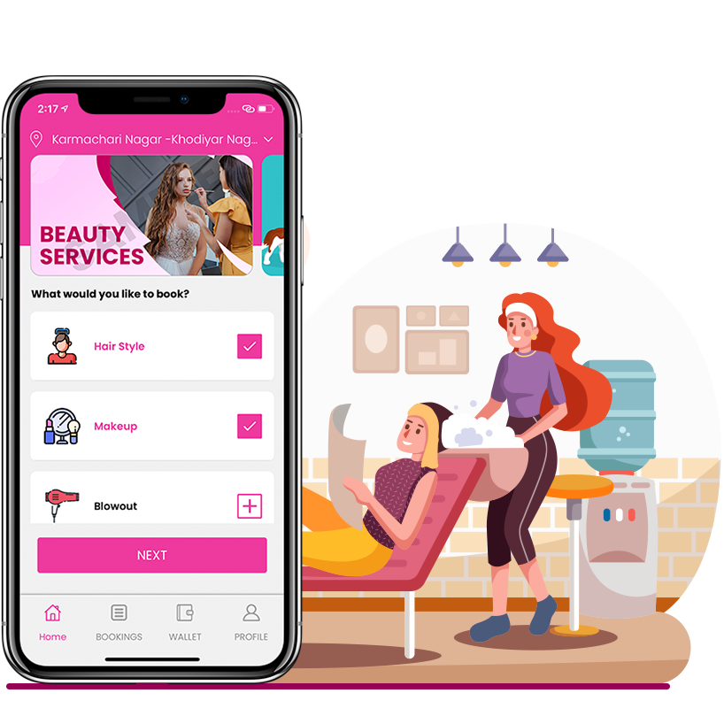 beautician app clone