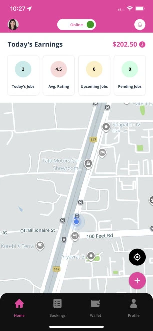 delivery driver app