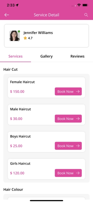 service category
