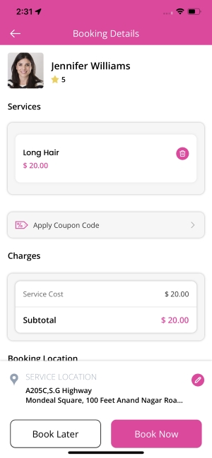 edit cart and checkout