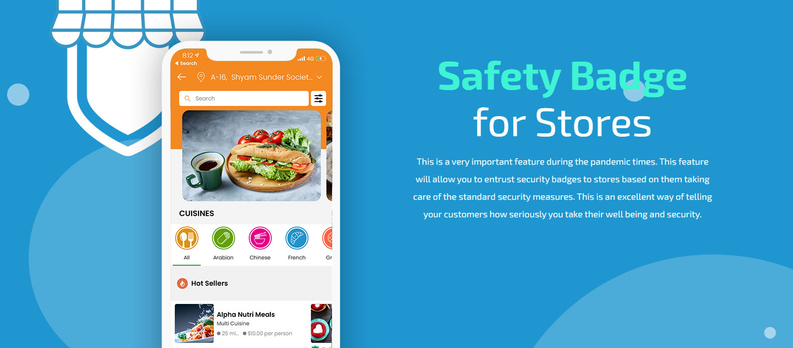 deliverall - safety badge for stores
