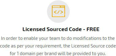 Licensed source code
