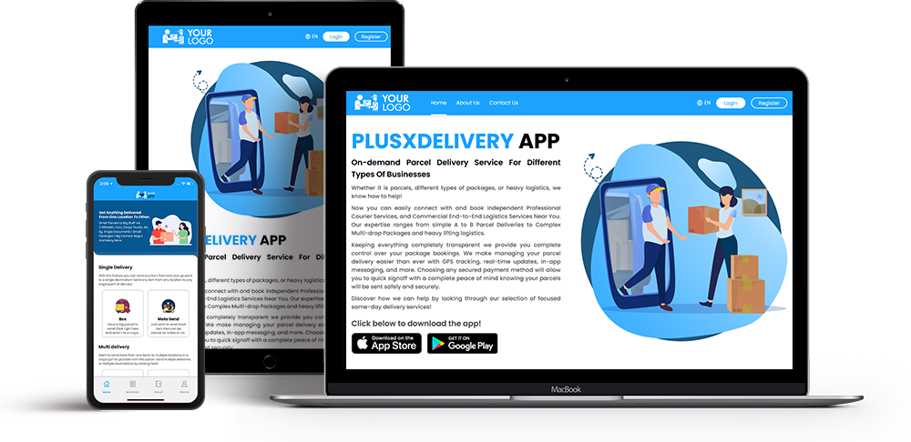 web panel delivery app web panel