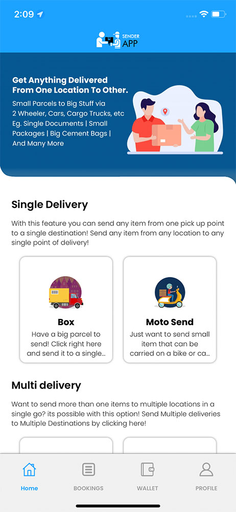 user app
