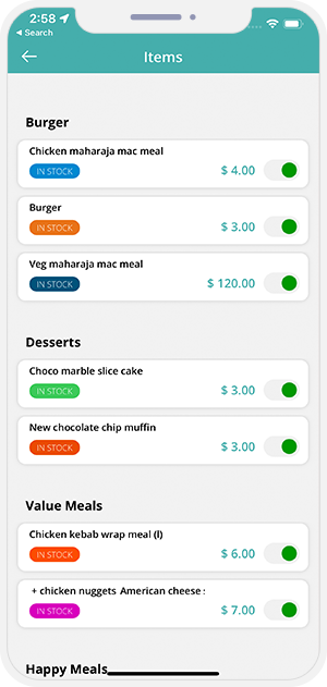 order status