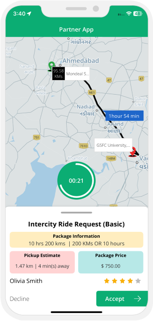 provider accept request