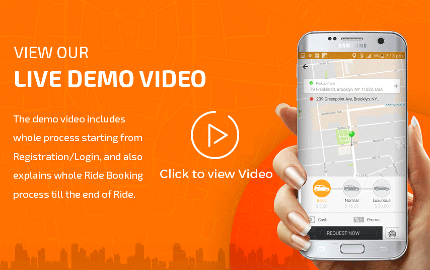 Uber Clone app demo Video