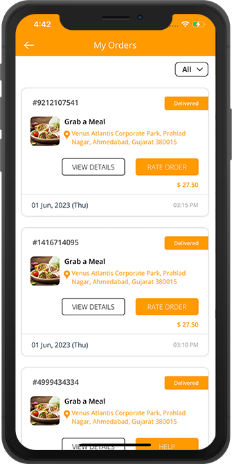 user rate & review to restaurant & driver