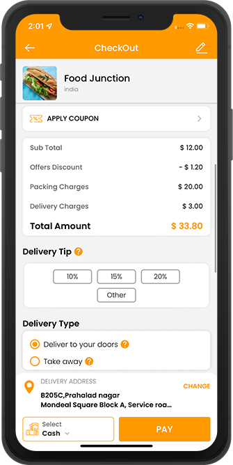 Checkout Screen