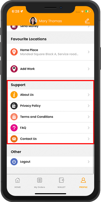 App support