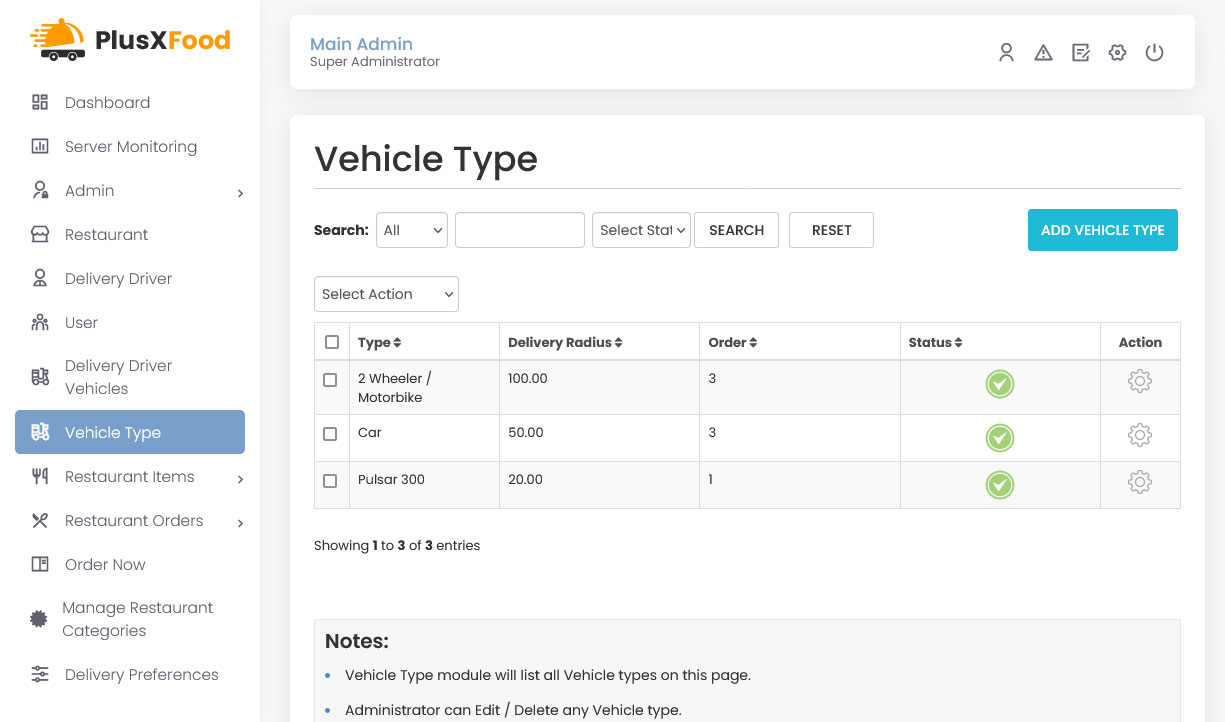 Vehicle Type