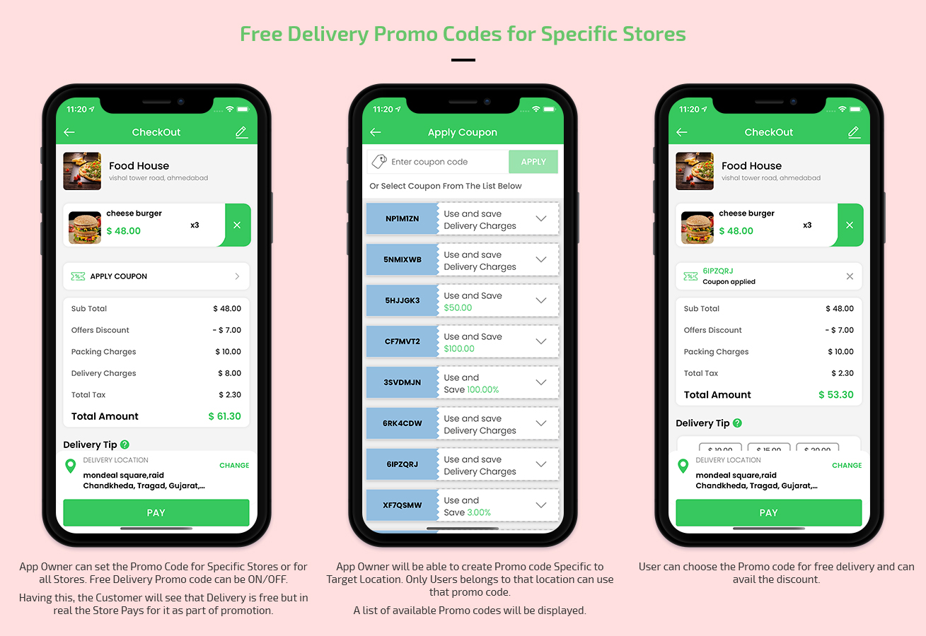Free Delivery Promo Codes