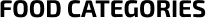 Food Categories