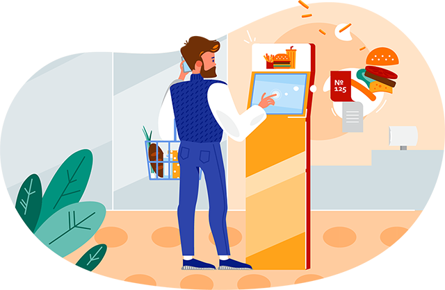 Food kiosk app
