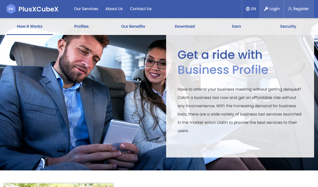 Ride With Business Profile