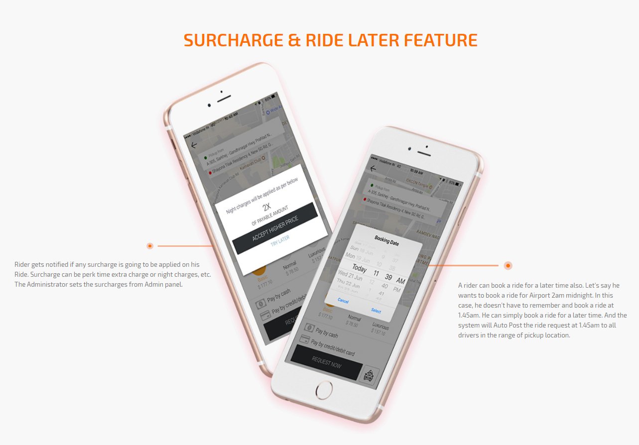 ride later feature screen