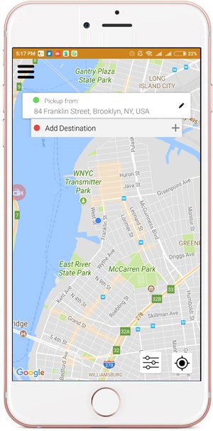 rider can change the address