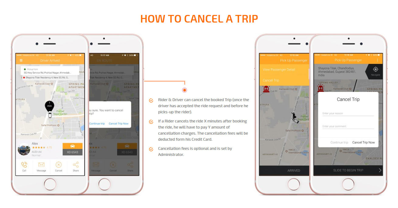 how to cancle a trip