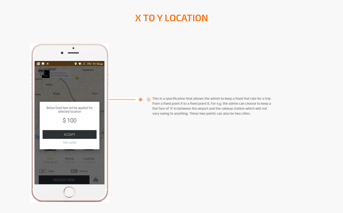 x to y location