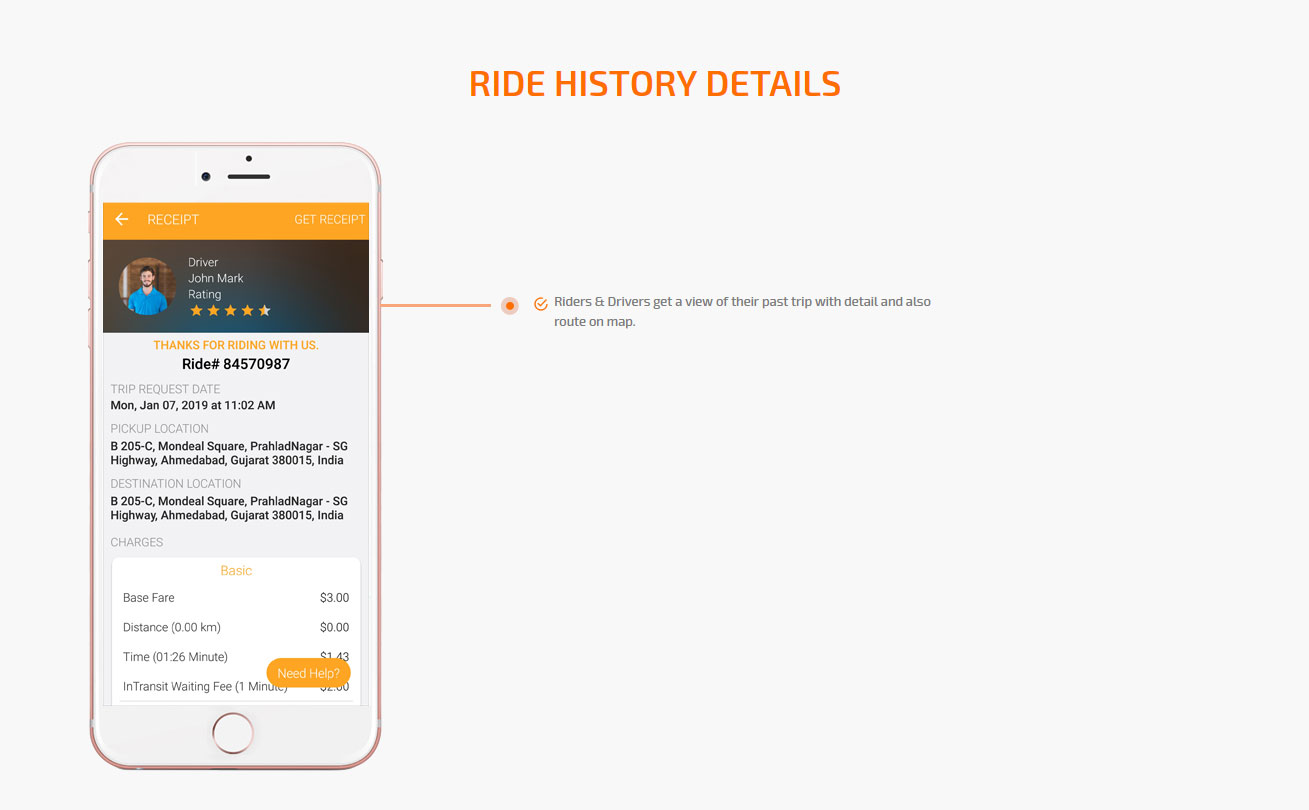 ride history details