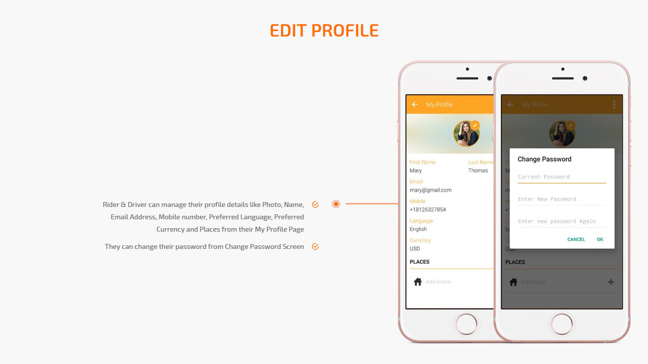 edit profile