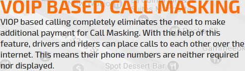 VOIP based call masking