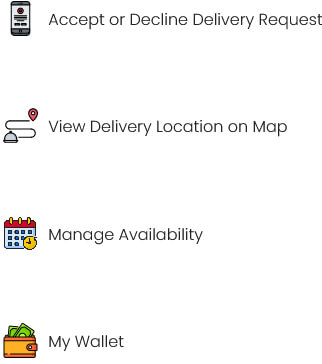 accept or decline delivery request