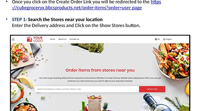Grocery Ordering From Website
