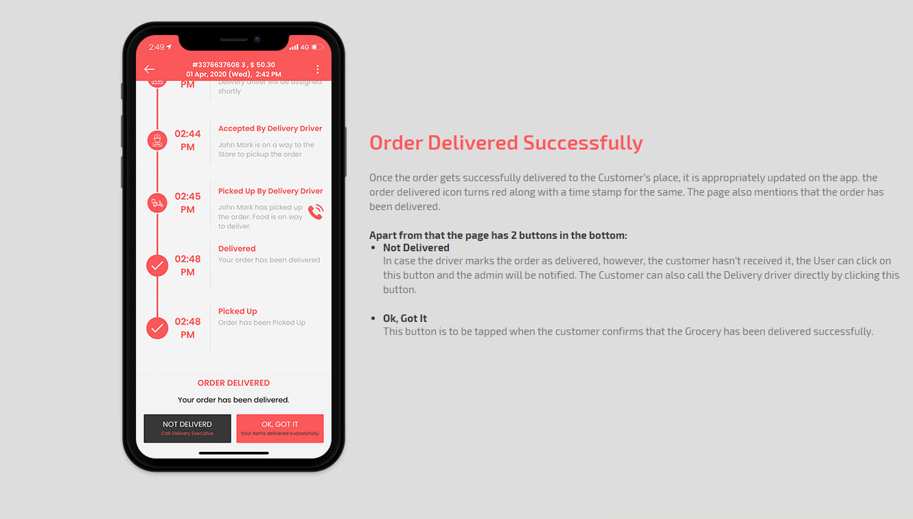 order delivered successfully order delivered successfully