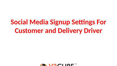 Social Media Signup