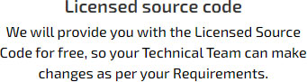 Licensed source code