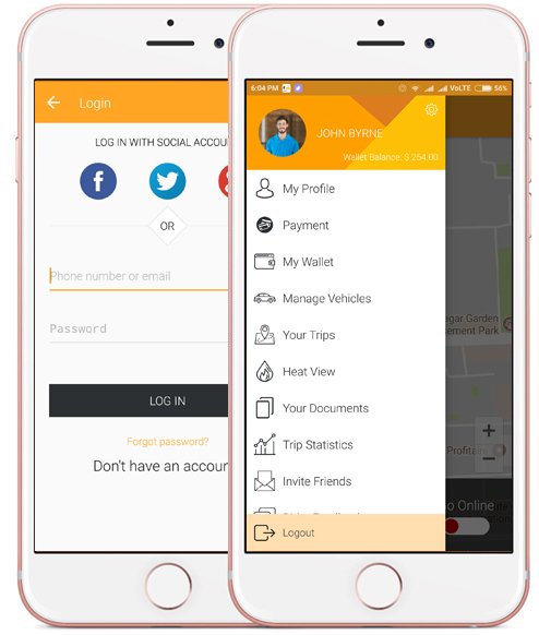 uber driver app clone uber driver app clone