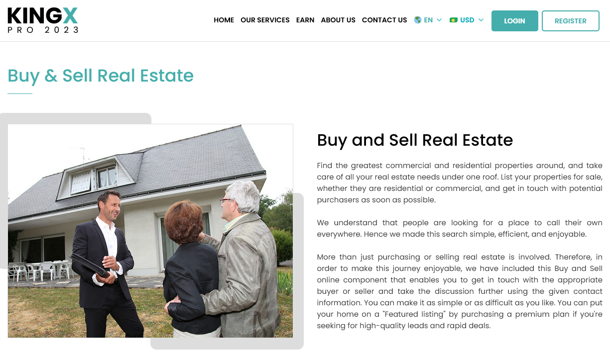 buy & sell rent real estate