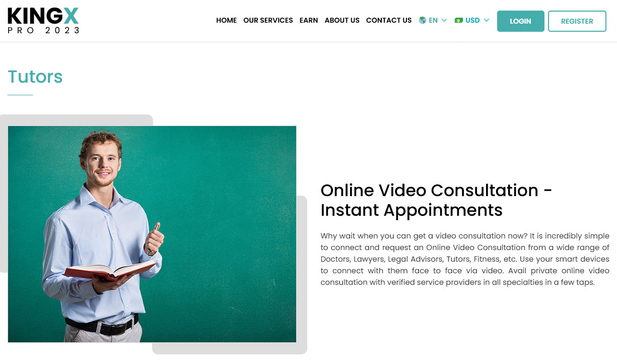 Video Consultation - tutor