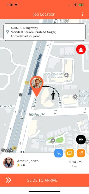 maids accept job request