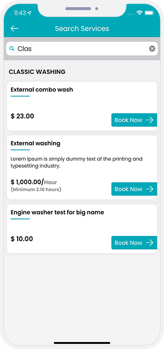 Advanced and detailed Service Search in Service Provider Components