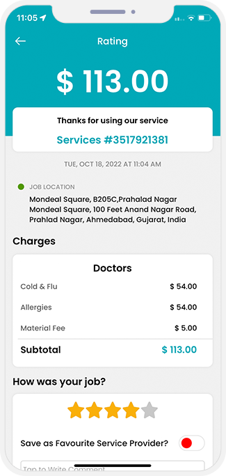 Select booking location Select booking location
