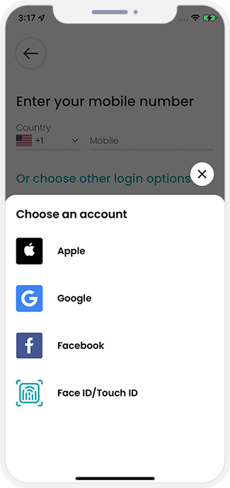 Select booking location