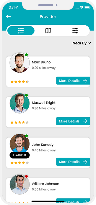 choose service categories