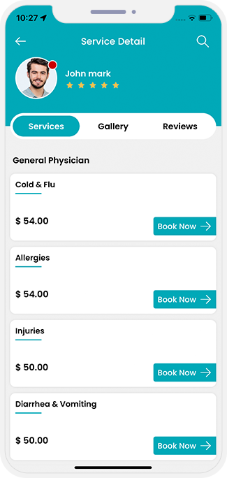 choose service categories